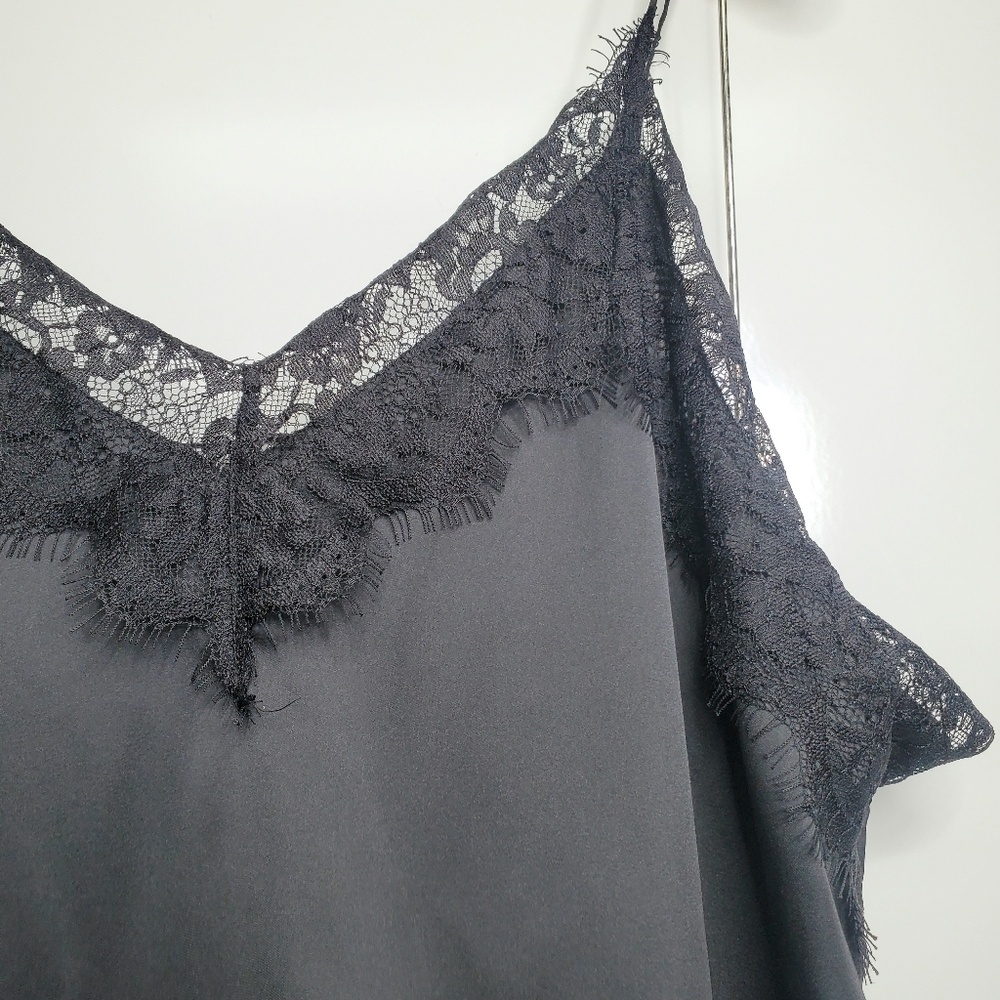 NWT THE DROP Women's Natalie V-Neck Lace Trimmed Camisole Tank Top Size XL - Picture 4 of 9